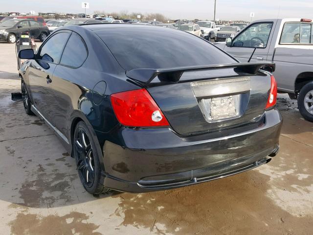 JTKDE177360096901 - 2006 TOYOTA SCION TC შავი ფოტო 3