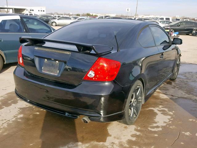 JTKDE177360096901 - 2006 TOYOTA SCION TC შავი ფოტო 4
