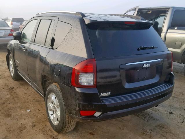 1C4NJCBA2FD273355 - 2015 JEEP COMPASS SP შავი ფოტო 3