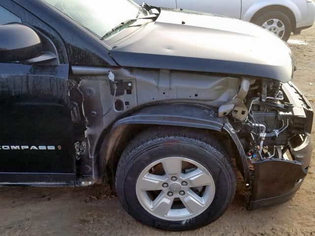 1C4NJCBA2FD273355 - 2015 JEEP COMPASS SP შავი ფოტო 9