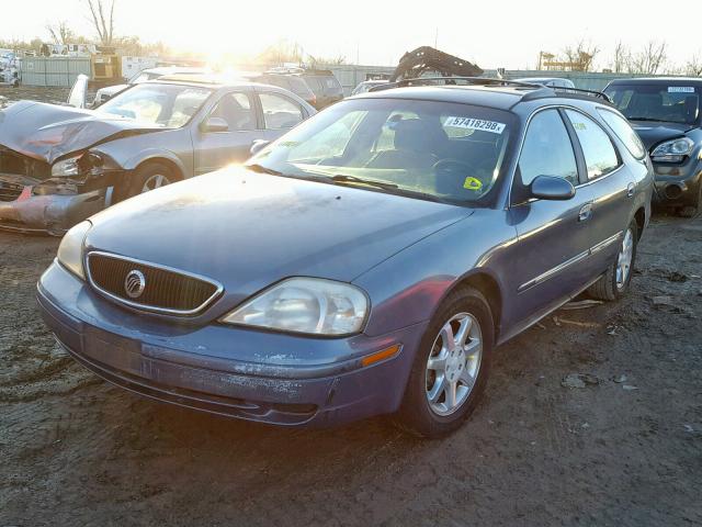 1MEFM58U5YG611162 - 2000 MERCURY SABLE GS BLUE photo 2