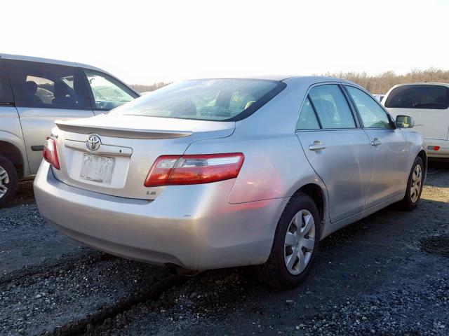 4T1BE46K08U248212 - 2008 TOYOTA CAMRY CE SILVER photo 4