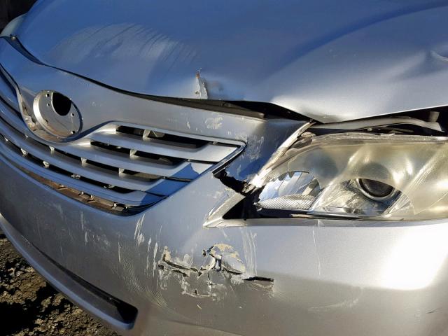 4T1BE46K08U248212 - 2008 TOYOTA CAMRY CE SILVER photo 9