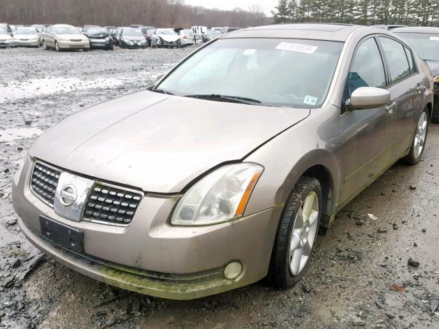 1N4BA41E95C812870 - 2005 NISSAN MAXIMA SE BEIGE photo 2