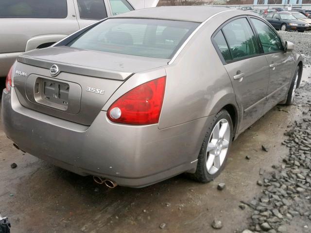 1N4BA41E95C812870 - 2005 NISSAN MAXIMA SE BEIGE photo 4