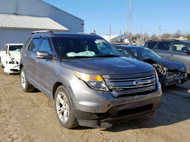 1FM5K8F85DGC82012 - 2013 FORD EXPLORER L GRAY photo 1