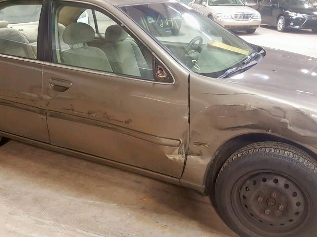 1N4DL01D31C103638 - 2001 NISSAN ALTIMA XE GOLD photo 9