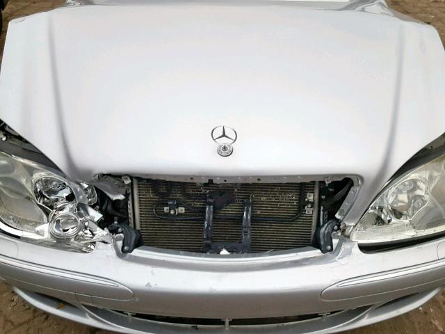 WDBNG84JX6A480276 - 2006 MERCEDES-BENZ S 500 4MAT SILVER photo 7