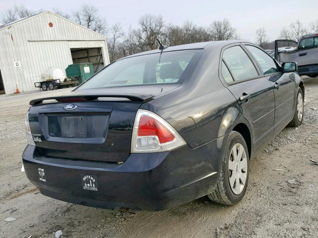 3FAHP06Z48R209490 - 2008 FORD FUSION S BLACK photo 4