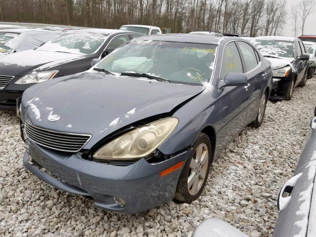 JTHBA30G555083924 - 2005 LEXUS ES 330 GRAY photo 2