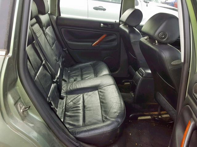WVWWH63B63E165299 - 2003 VOLKSWAGEN PASSAT GLX 绿色 照片 6