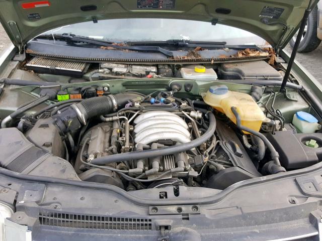 WVWWH63B63E165299 - 2003 VOLKSWAGEN PASSAT GLX GREEN photo 7