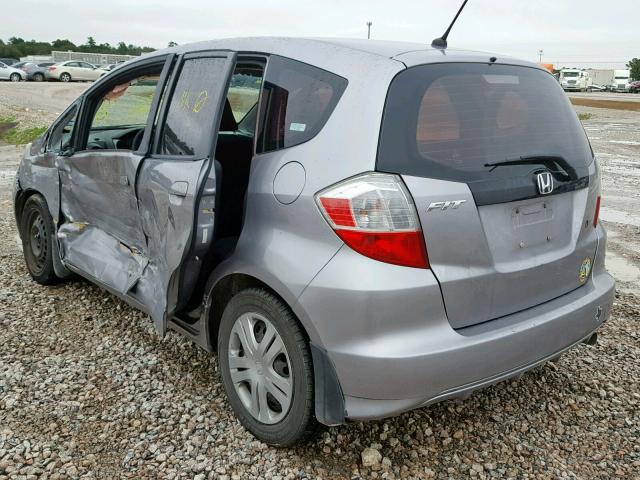 JHMGE88289S014300 - 2009 HONDA FIT GRAY photo 3