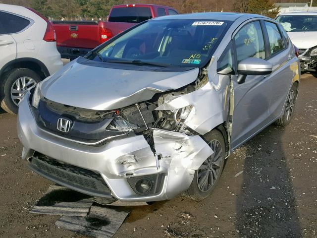 3HGGK5H88FM772155 - 2015 HONDA FIT EX SILVER photo 2