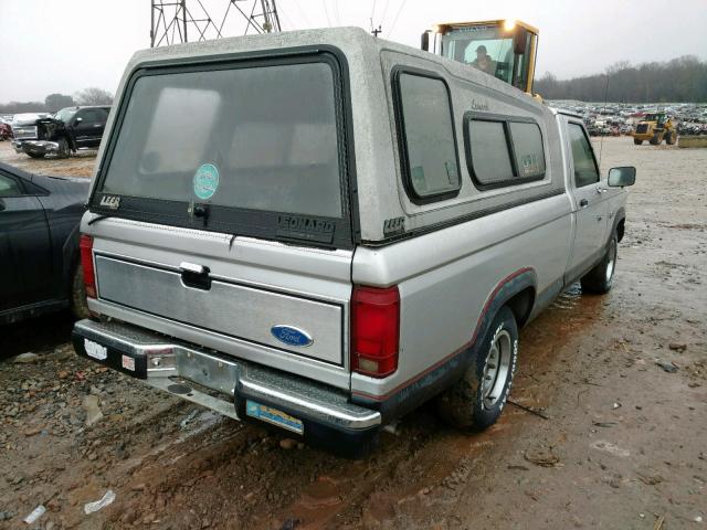 1FTBR10A8HUD37727 - 1987 FORD RANGER SILVER photo 4