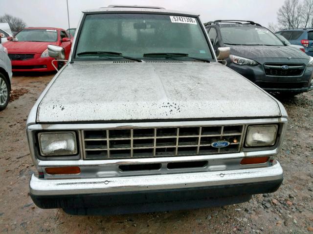 1FTBR10A8HUD37727 - 1987 FORD RANGER SILVER photo 9