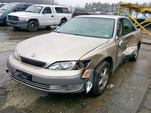 JT8BF22G7V0010513 - 1997 LEXUS ES 300 GOLD photo 2