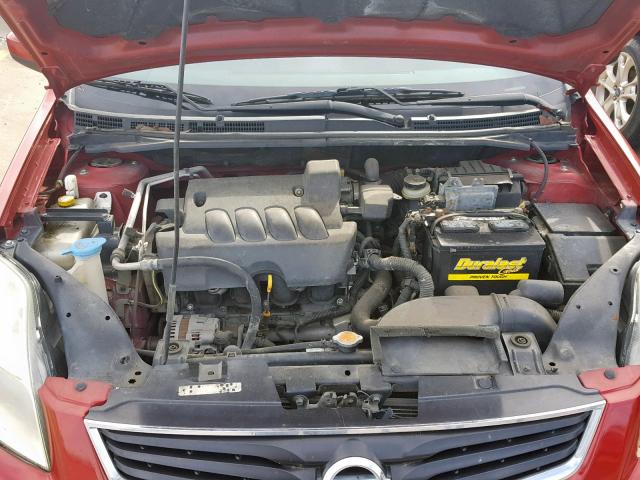 3N1AB6AP9AL615036 - 2010 NISSAN SENTRA 2.0 RED photo 7