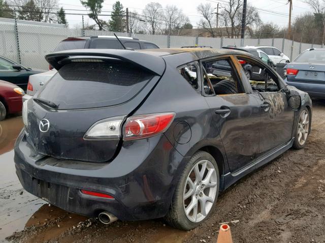 JM1BL1H47A1167836 - 2010 MAZDA SPEED 3 BLACK photo 4