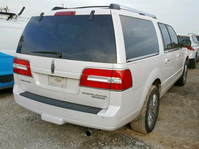 5LMFL28539EJ01863 - 2009 LINCOLN NAVIGATOR Ақ фото 4