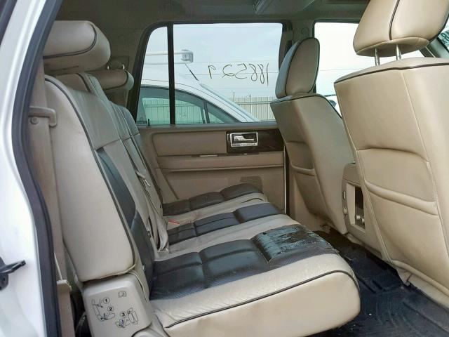 5LMFL28539EJ01863 - 2009 LINCOLN NAVIGATOR Ақ фото 6