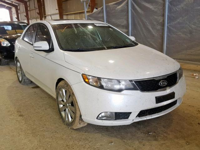 KNAFW4A31C5498271 - 2012 KIA FORTE SX WHITE photo 1