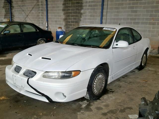 1G2WP12K4VF315354 - 1997 PONTIAC GRAND PRIX WHITE photo 2