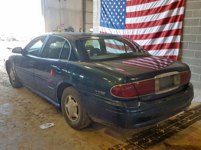 1G4HP54K4Y4222239 - 2000 BUICK LESABRE CU GREEN photo 3