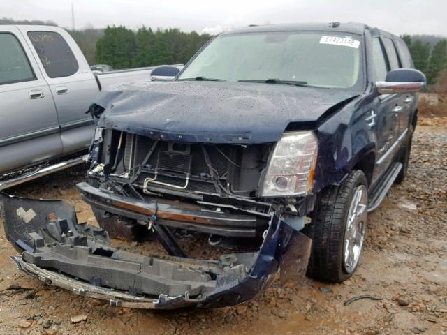 1GYFK66818R228708 - 2008 CADILLAC ESCALADE E BLUE photo 2