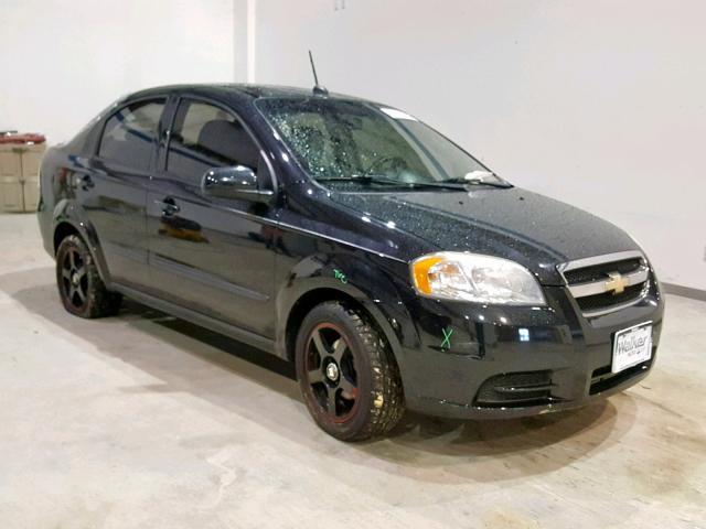 KL1TD5DE7AB093682 - 2010 CHEVROLET AVEO LS BLACK photo 1