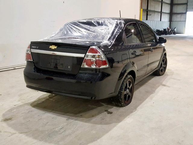 KL1TD5DE7AB093682 - 2010 CHEVROLET AVEO LS BLACK photo 4