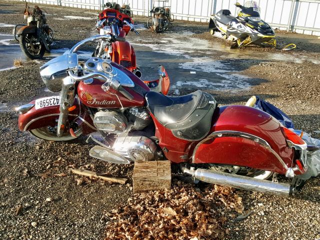 56KCCAAA0J3357707 - 2018 INDIAN MOTORCYCLE CO. CHIEF CLAS RED photo 3