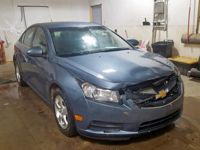 1G1PF5SC2C7268876 - 2012 CHEVROLET CRUZE LT BLUE photo 1