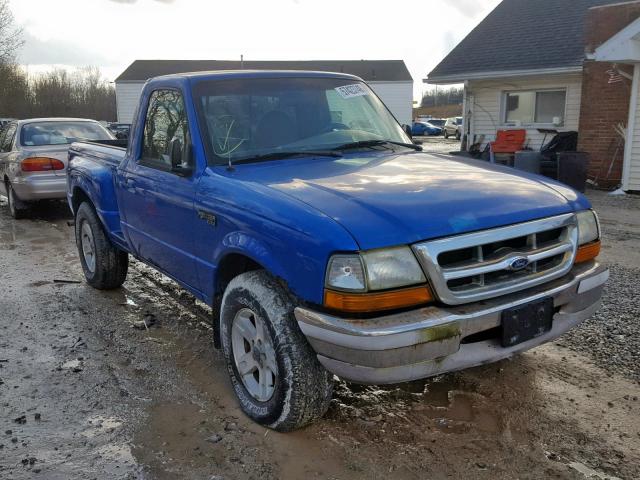 1FTYR10C2WPB45212 - 1998 FORD RANGER BLUE photo 1