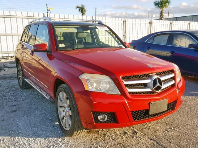 WDCGG8HB3AF307668 - 2010 MERCEDES-BENZ GLK 350 4M RED photo 1