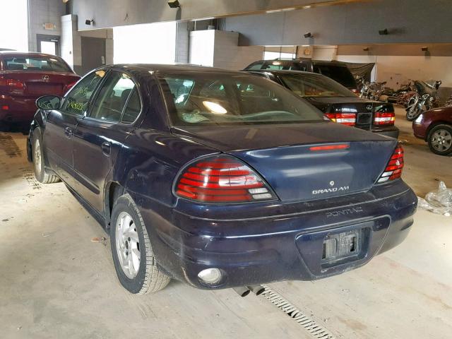 1G2NE52F84M583491 - 2004 PONTIAC GRAND AM S BLUE photo 3