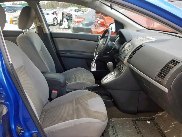 3N1AB6AP3BL721435 - 2011 NISSAN SENTRA 2.0 BLUE photo 5