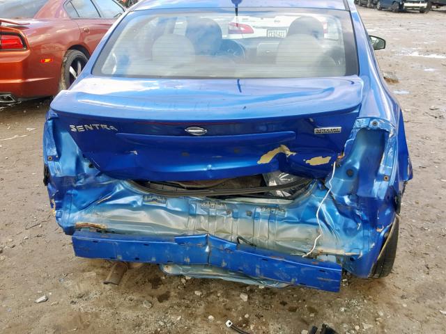 3N1AB6AP3BL721435 - 2011 NISSAN SENTRA 2.0 BLUE photo 9