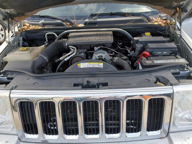 1J8HH48K18C184991 - 2008 JEEP COMMANDER SILVER photo 7