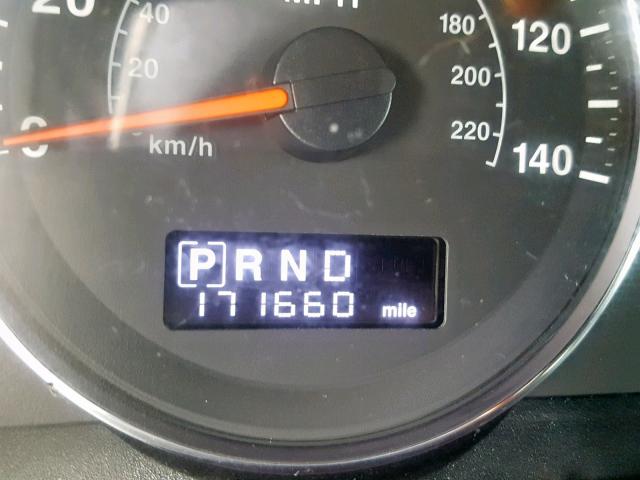 1J8HH48K18C184991 - 2008 JEEP COMMANDER SILVER photo 8