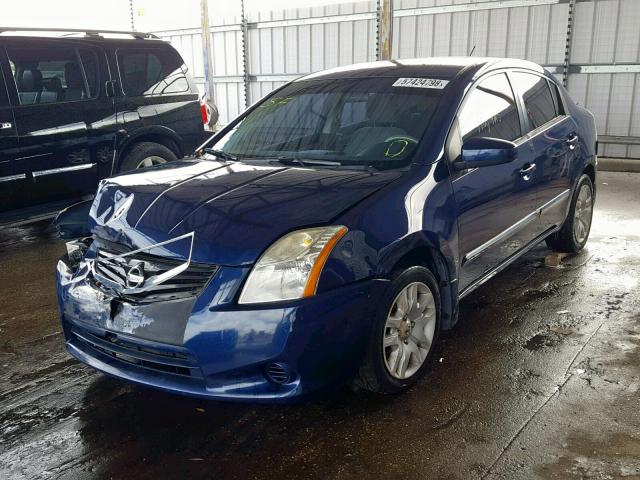 3N1AB6APXBL611305 - 2011 NISSAN SENTRA 2.0 BLUE photo 2