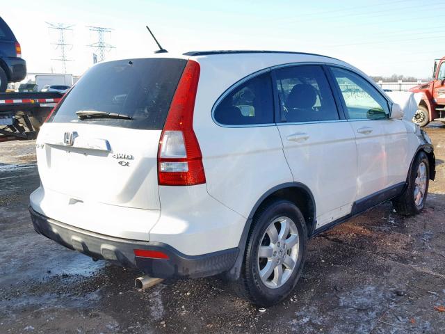 JHLRE48779C008984 - 2009 HONDA CR-V EXL WHITE photo 4