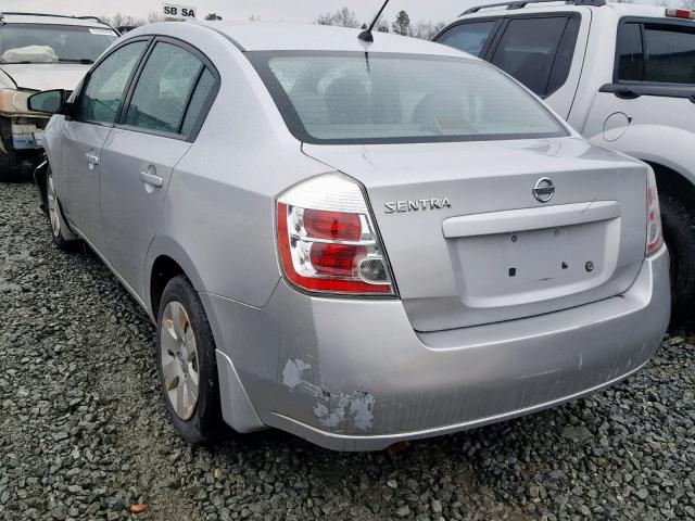 3N1AB61E49L646222 - 2009 NISSAN SENTRA 2.0 SILVER photo 3