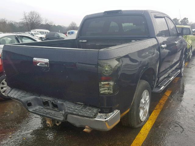 5TBEV54178S474231 - 2008 TOYOTA TUNDRA CRE BLUE photo 4