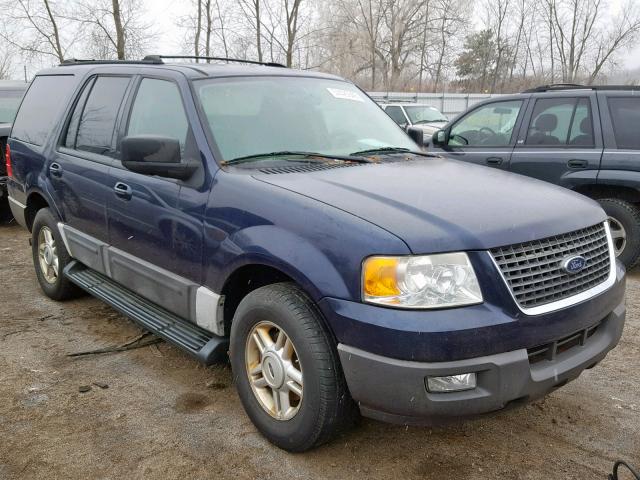 1FMRU15W04LA87025 - 2004 FORD EXPEDITION BLUE photo 1