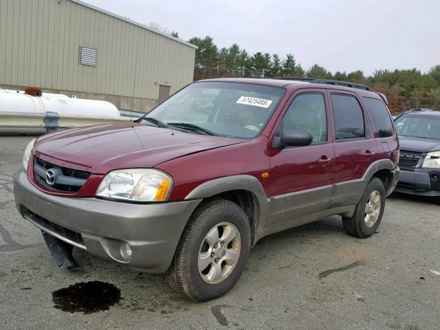 4F2CZ96153KM21650 - 2003 MAZDA TRIBUTE ES MAROON photo 2