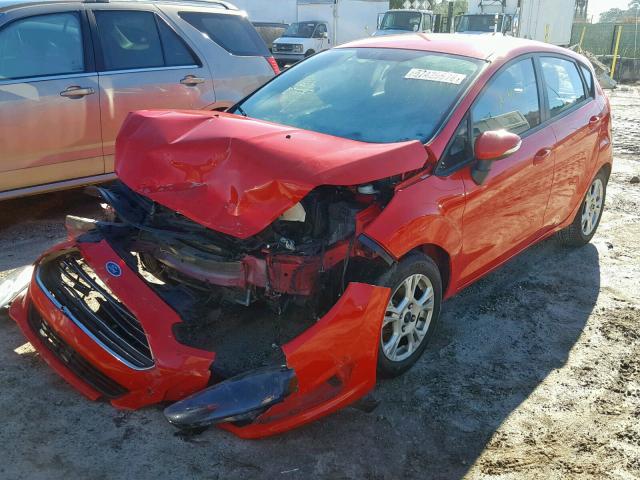 3FADP4EJ0EM149086 - 2014 FORD FIESTA SE RED photo 2