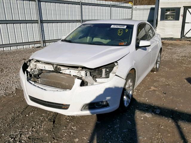 1G11F5RR6DF104005 - 2013 CHEVROLET MALIBU 2LT WHITE photo 2