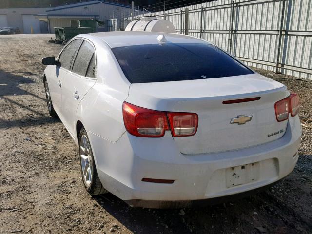 1G11F5RR6DF104005 - 2013 CHEVROLET MALIBU 2LT WHITE photo 3