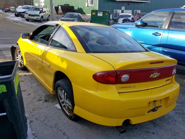 1G1JH12F157199572 - 2005 CHEVROLET CAVALIER L YELLOW photo 3